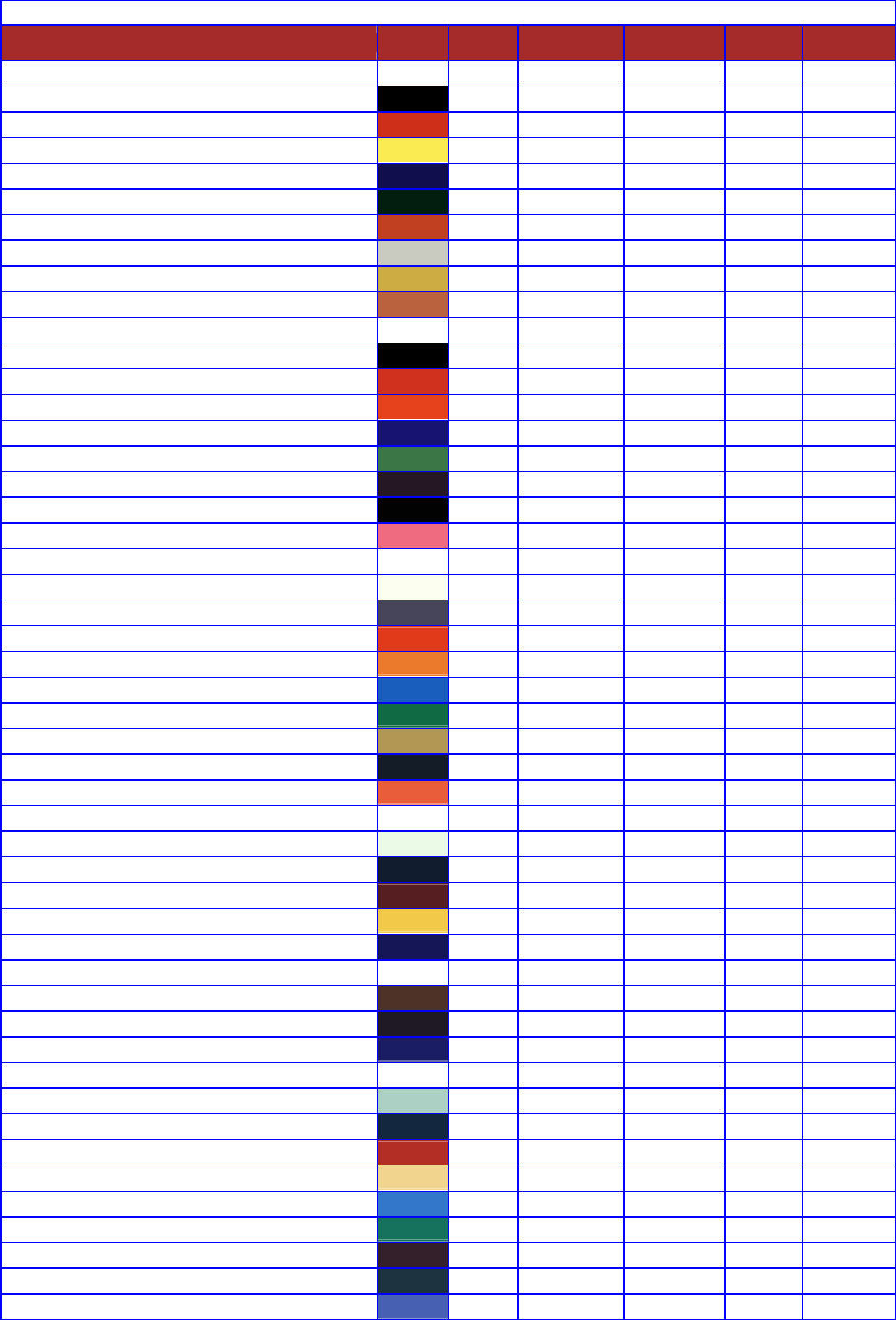 mr hobby color chart pdf